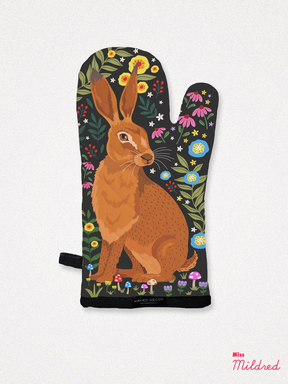 Woodland Hare Rabbit - Oven Mitt Glove