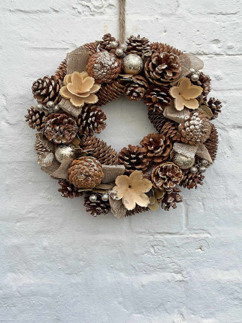 Faux Wreath - Winter Glitter