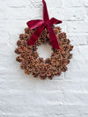 Pinecone Wreath with Bow