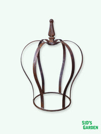 Wrought Iron Garden Royal Crown Decoration - 33cm