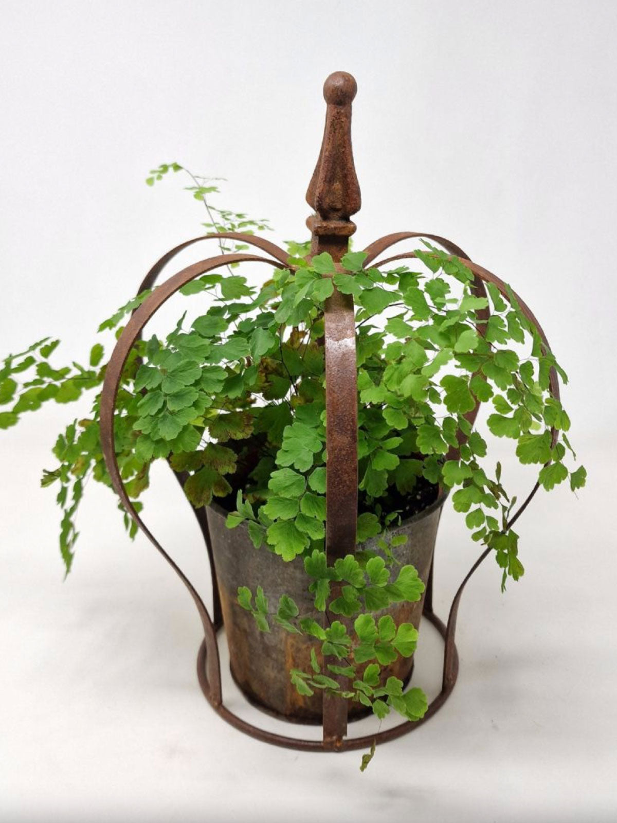 Wrought Iron Garden Royal Crown Decoration - 33cm