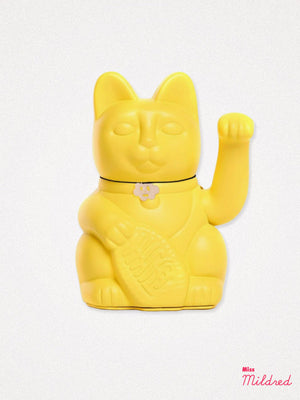 Lucky Fortune Waving Cat - Yellow