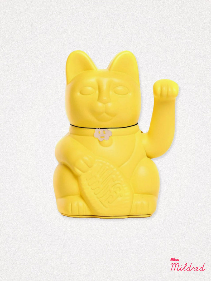 Lucky Fortune Waving Cat - Yellow