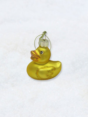 Christmas Ornament - Duck - Yellow