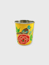 Patterned Enamel Tumbler - Yellow Floral