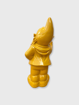 Naughty Finger Gnome 20cm - Yellow