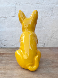 French Bulldog Statue 20cm - Yellow