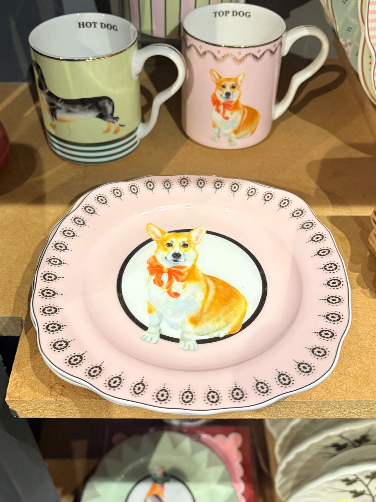 Yvonne Ellen Best of British Corgi - Tea Plate 16cm