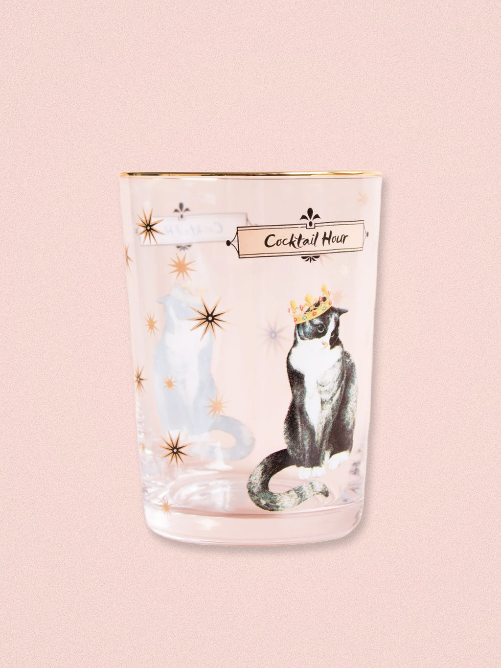 Yvonne Ellen Hi Ball Glass - Cat