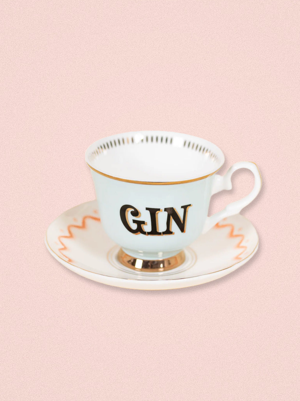 Yvonne Ellen Cup & Saucer - Boozy Gin