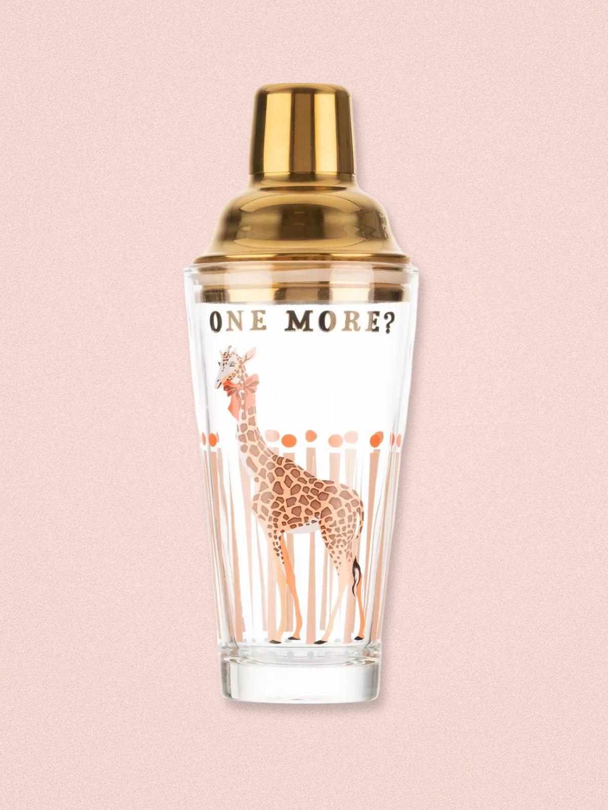 Yvonne Ellen Giraffe Glass Cocktail Shaker