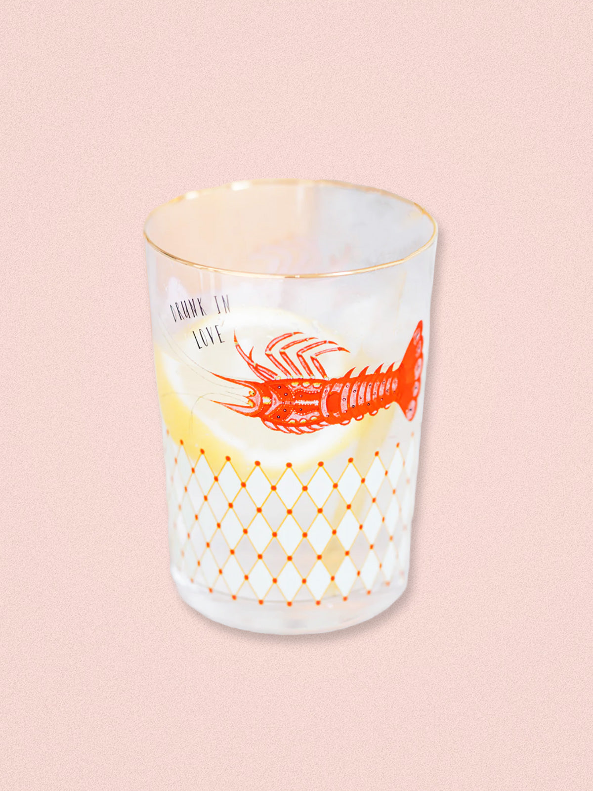 Yvonne Ellen Hi Ball Glass - Lobster
