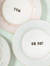 Yvonne Ellen Slogan Side Plates - Set of 4