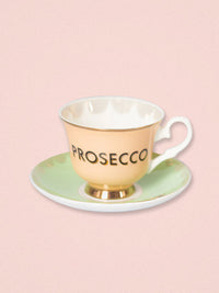 Yvonne Ellen Cup & Saucer - Boozy Prosecco