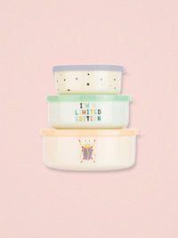 Yvonne Ellen 'Beetle' Mini Food Snack Boxes - Set of 3