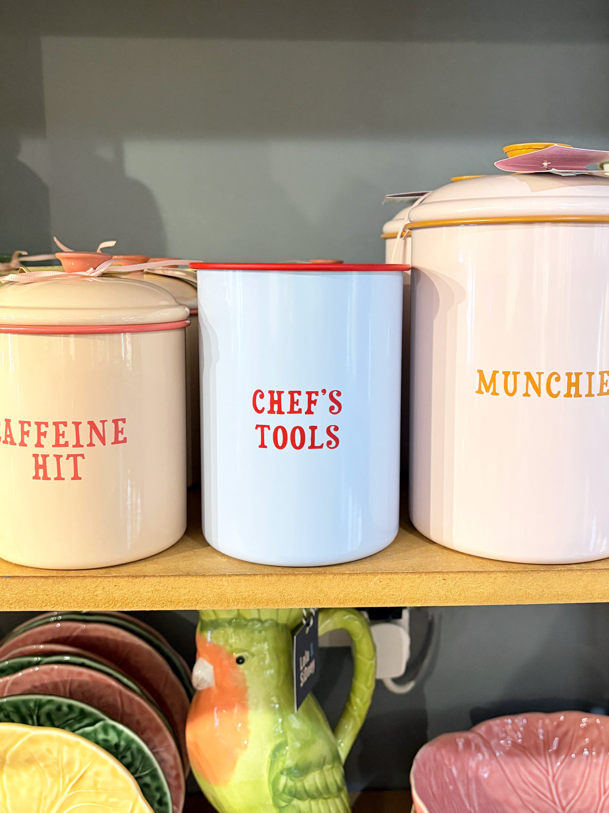Yvonne Ellen Metal Utensil Storage Pot