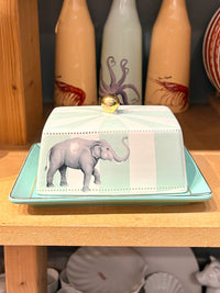 Yvonne Ellen Elephant 'Spread' Butter Dish