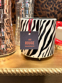 Zebra Print Ceramic Plant Pot - 13cm