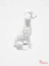 Pamela Poodle Statue - White 35.5cm