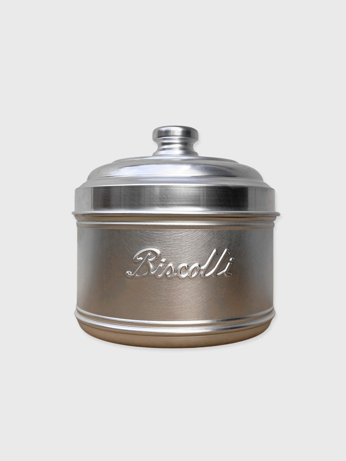 Italian Biscotti Tin - Aluminium