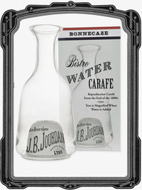 Bistro Glass Decanter Carafe - JB Jourdan Lyon