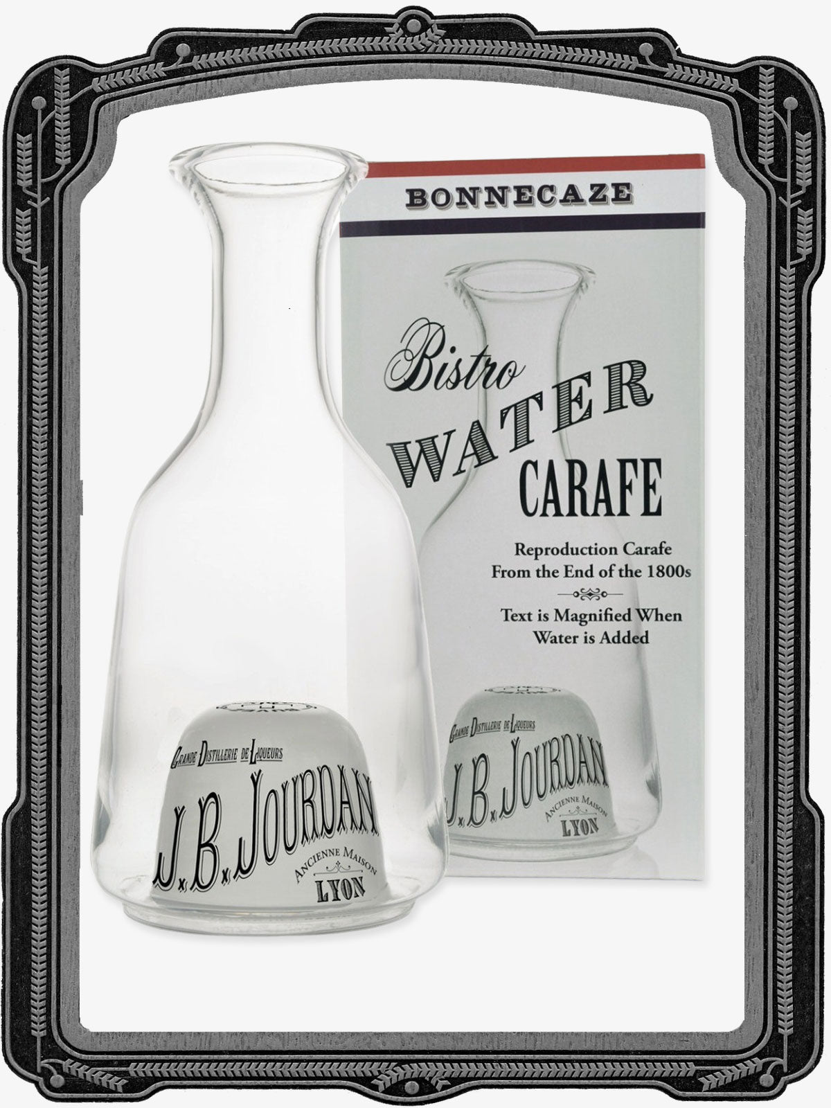 Bistro Glass Decanter Carafe - JB Jourdan Lyon