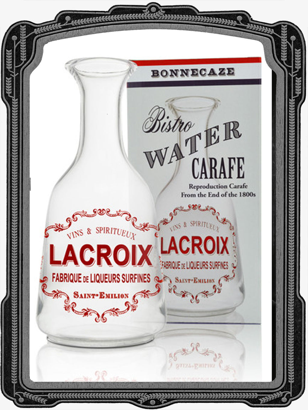 Bistro Glass Decanter Carafe - La Croix