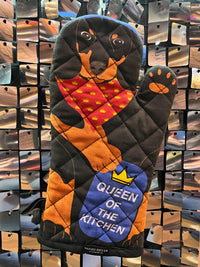 Black Dachshund - Oven Mitt