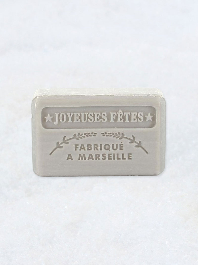 Savon de Marseille French Soap Christmas Silver