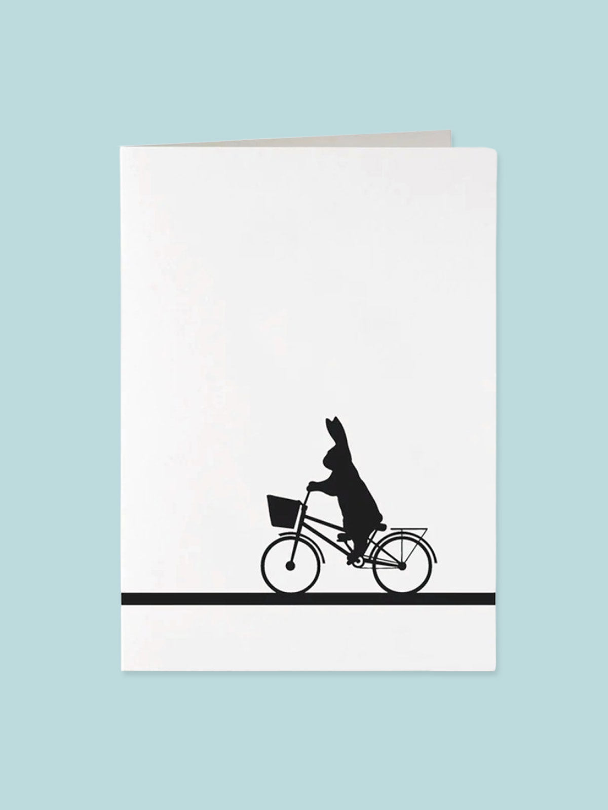 HAM Rabbit Greeting Card - Cycle