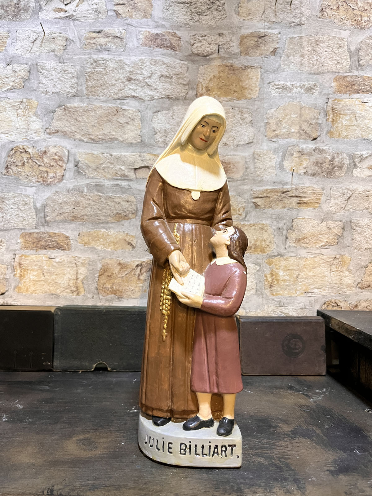 Vintage Religious Icon Statue