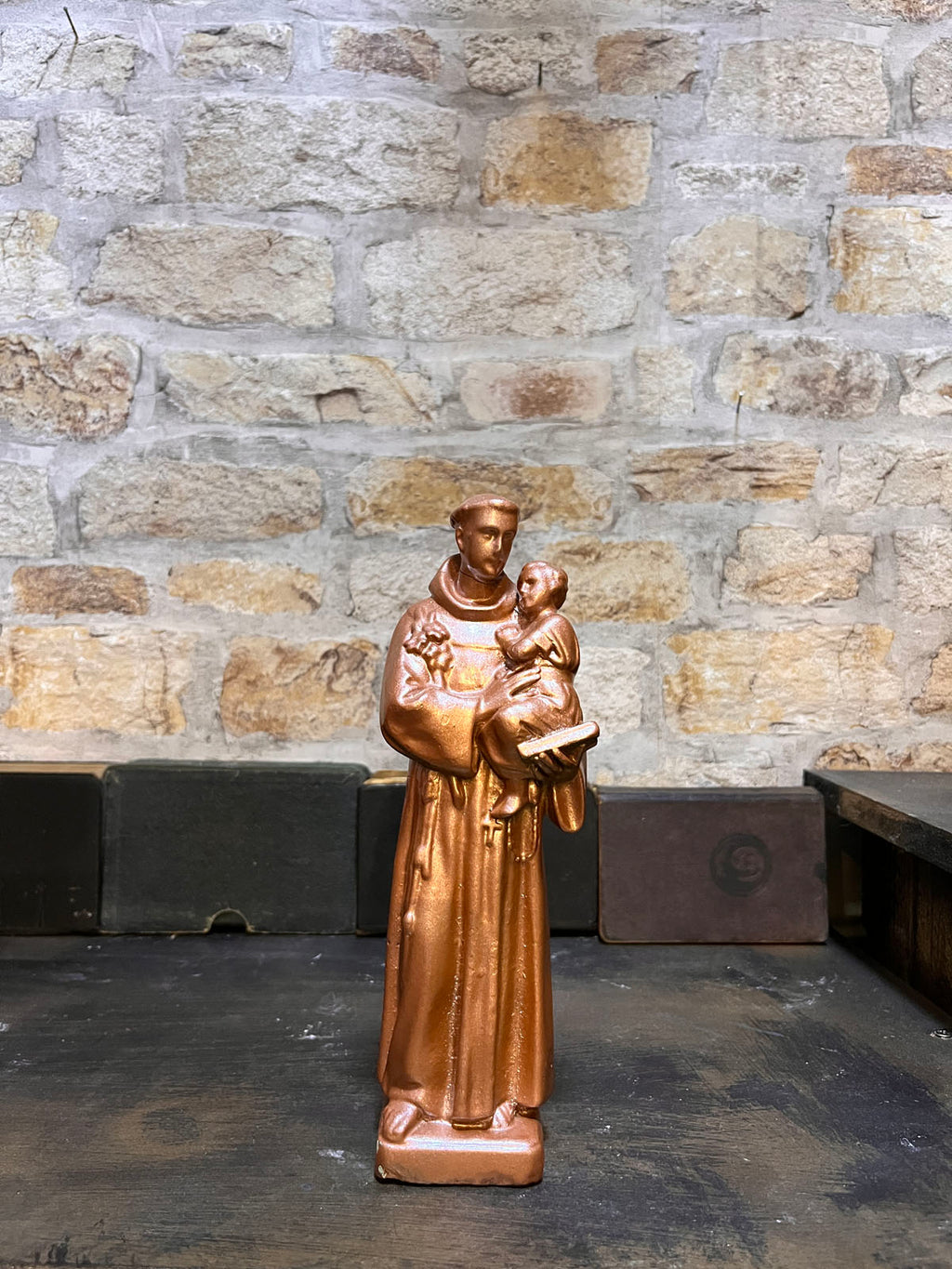Vintage Religious Icon Statue