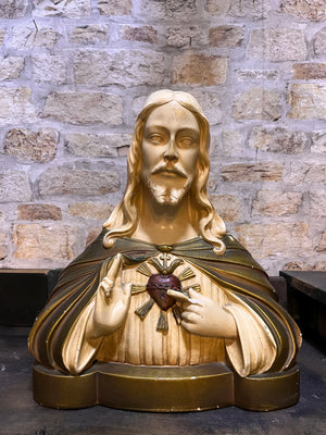 Vintage Religious Icon Bust