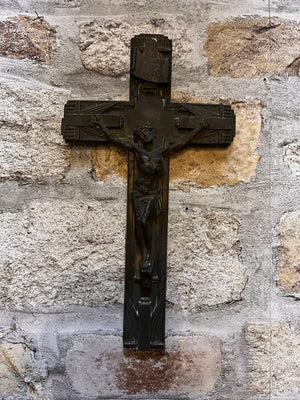 Vintage Religious Wall Cross Crucifix