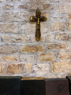 Vintage Religious Wall Cross Crucifix