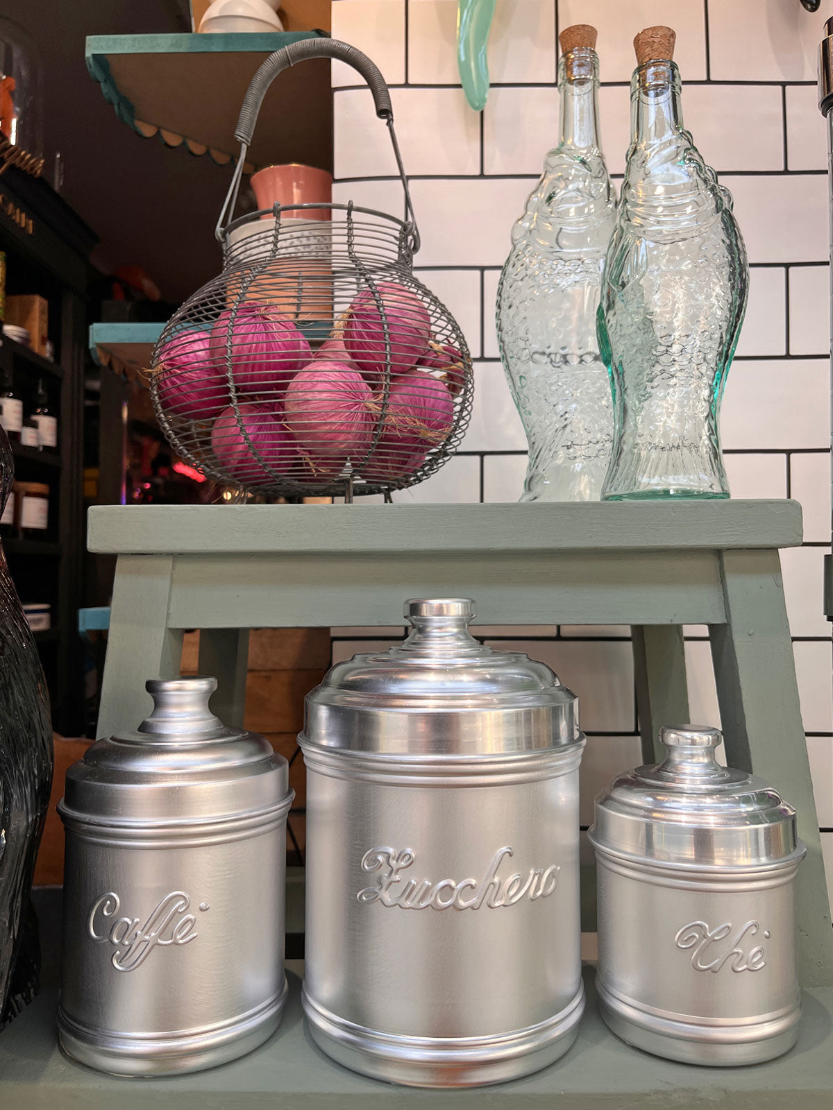 Italian Zucchero / Sugar Tin - Aluminium