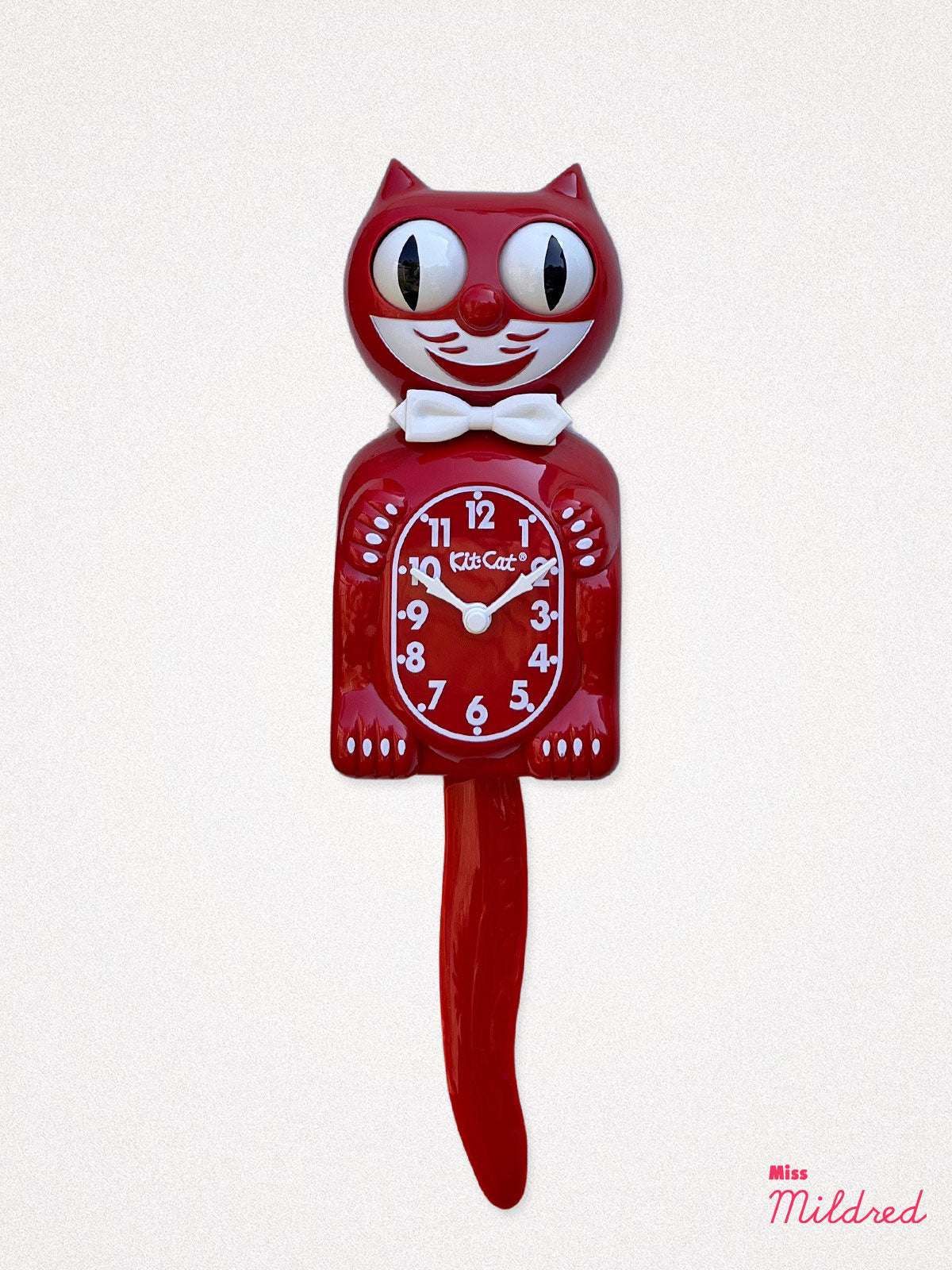 Kit Cat Clock - Original Large Size - Cherry Red