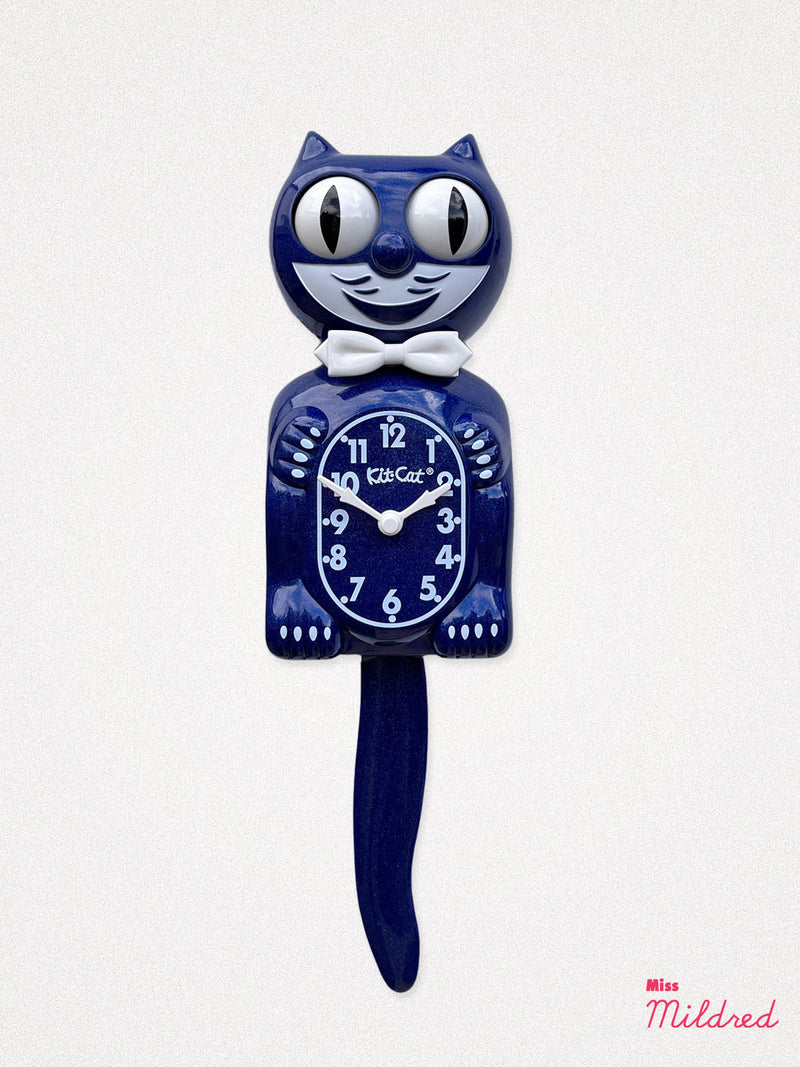 Kit Cat Clock - Original Large Size - Galaxy Blue