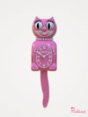 Kit Cat Clock - Original Large Size - Pink Necklace