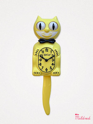 Kit Cat Clock - Original Large Size - Yellow