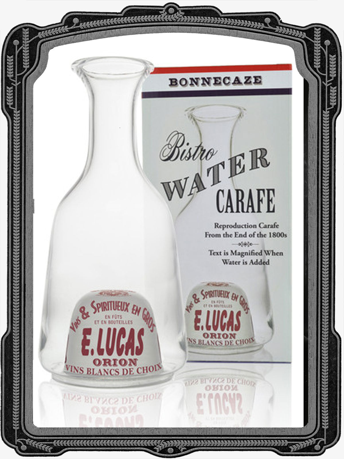 Bistro Glass Decanter Carafe - E. Lucas Loop