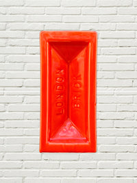 London Brick Vase - Orange