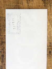 Original 70's London Underground Paper Sign