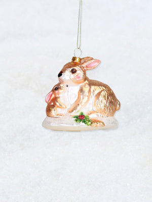 Christmas Ornament - Rabbit with Bunny