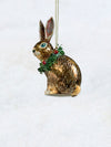 Christmas Ornament - Bunny with Wreath