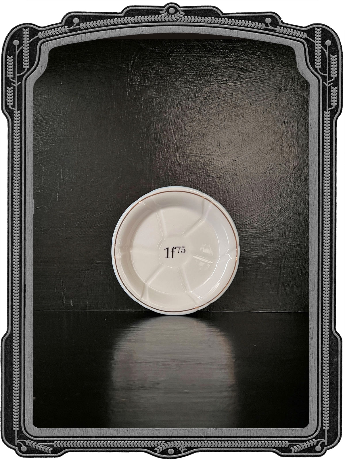 Porcelain Absinthe Coaster Saucer - 1f75