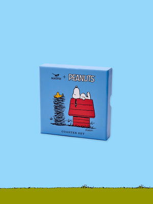 Peanuts Set of 4 Coaster - Snoopy & Woodstock