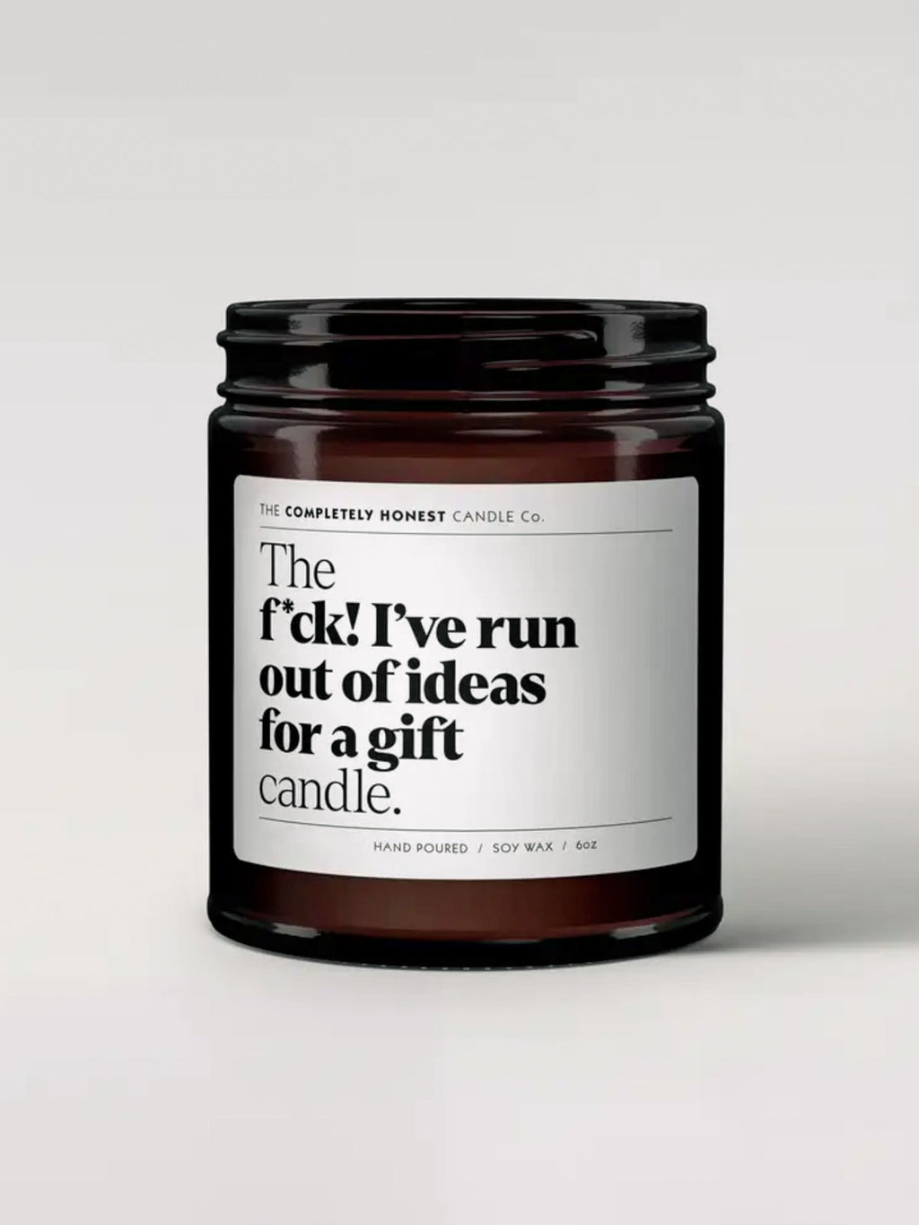 F*ck! I've run out of ideas for a gift - Candle, Musky