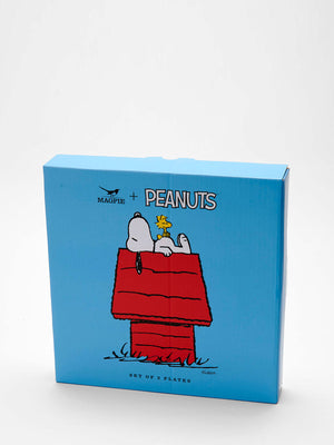 Peanuts 2 Plates - Snoopy & Gang