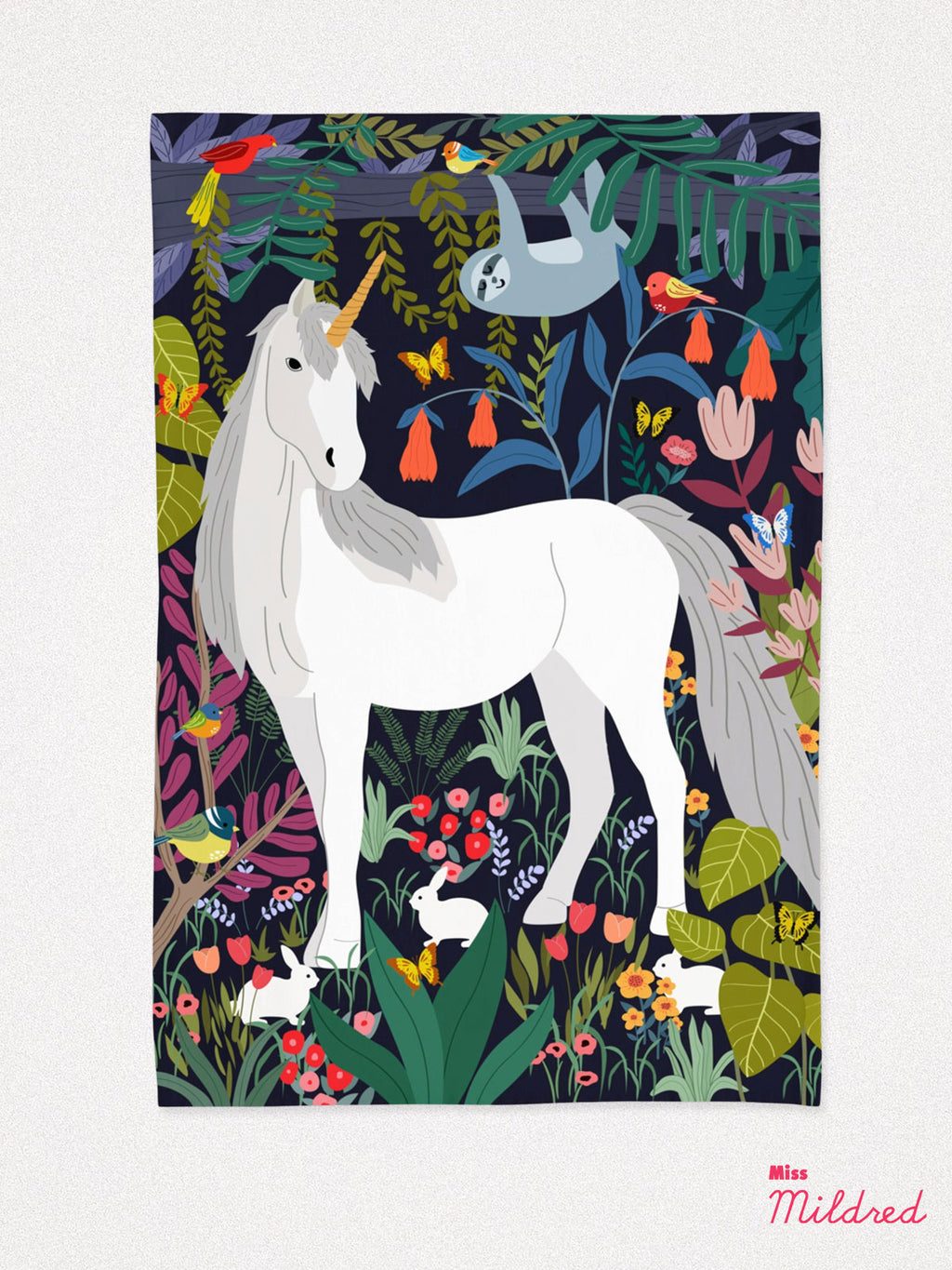 Unicorn - Cotton Tea Towel